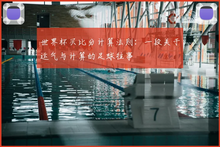 世界杯买比分计算法则：一段关于运气与计算的足球往事